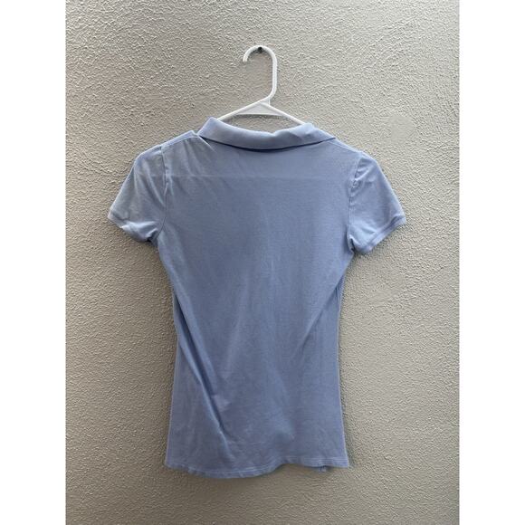 Gap Childrens Shirt Girls Size XS Purple Polo Shirt Short Sleeve - Picture 8 of 12